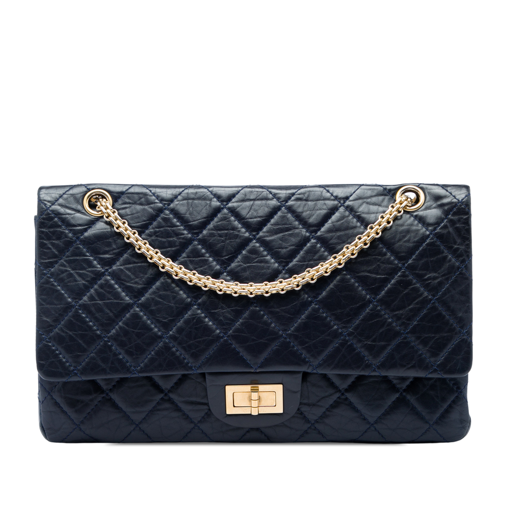 Pre-Loved Chanel Quilted Aged Calfskin Reissue 2.55 Double Flap 227